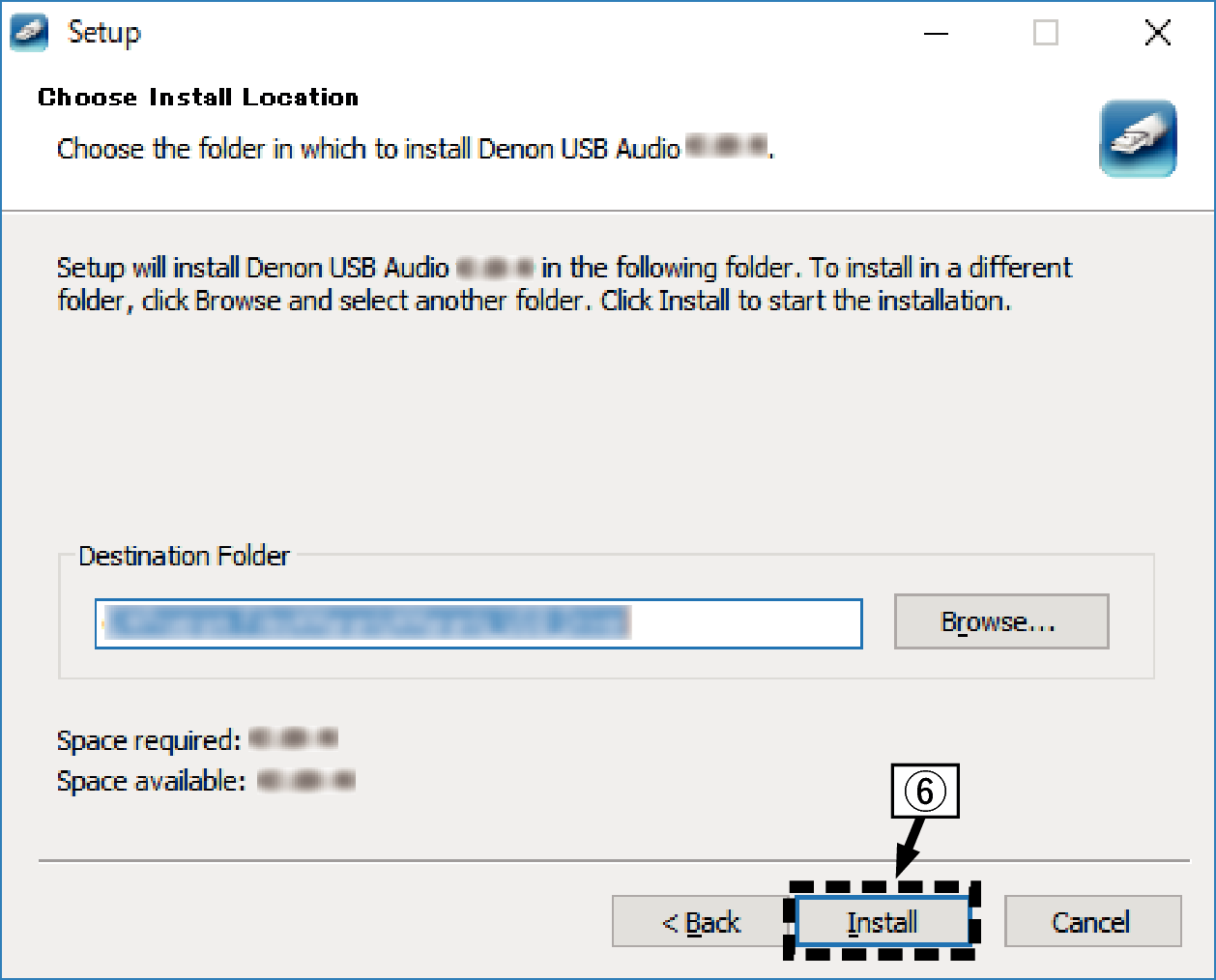 Installer Denon Eng 4 win10